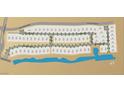 Community site map showing lot sizes and streets at 157 Tre Pietre St, Henderson, NV 89011
