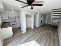 Kitchen features white appliances and granite countertops at 501 S Maryland Pkwy # B2, Las Vegas, NV 89101