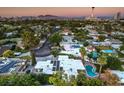 Aerial view showcasing the home's location and neighborhood amenities at 2505 Laurie Dr, Las Vegas, NV 89102