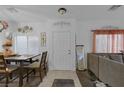 Entryway with dining area and view into living room at 3309 Jamaica Princess Pl # 3, North Las Vegas, NV 89084