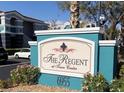 The Regent at Town Center apartment building sign at 6955 N Durango Dr # 1085, Las Vegas, NV 89149