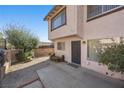 Small patio area with gravel and a few plants at 4338 Caliente St # 14, Las Vegas, NV 89119