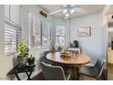 Bright kitchen with a round table and chairs, ideal for casual dining at 1301 Pinto Rock Dr # 201, Las Vegas, NV 89128