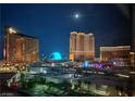 Night view of the city skyline with bright lights at 2000 N Fashion Show Dr # 2203, Las Vegas, NV 89109