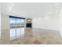 Living room with floor to ceiling windows and city views at 2777 Paradise Rd # 3401, Las Vegas, NV 89109