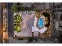 Luxury home with pool, landscaping, and RV parking at 7840 Thunder Echo St, Las Vegas, NV 89131