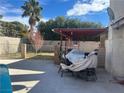 Outdoor patio with a covered dining area, perfect for entertaining and relaxation at 3034 Chapala, Las Vegas, NV 89120