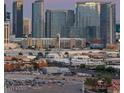 Aerial perspective of Las Vegas high-rises and cityscape, highlighting the surrounding area at 4381 W Flamingo Rd # 2016, Las Vegas, NV 89103