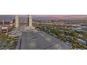 Aerial view of parking lot and surrounding buildings, showing the property's convenient access at 4381 W Flamingo Rd # 2016, Las Vegas, NV 89103