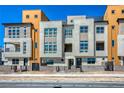 Modern townhome community featuring multiple units at 650 Sentinel Spire St, Las Vegas, NV 89138