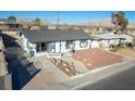 Aerial view of a remodeled home and surrounding neighborhood at 4476 Avondale Ave, Las Vegas, NV 89121