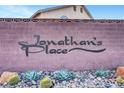 Community entrance sign at Jonathan's Place at 1109 Sloop Dr, Las Vegas, NV 89128