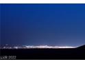 Spectacular night view of city lights from the property at 8068 Buena Vida St, Las Vegas, NV 89166