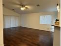 Bright living room featuring hardwood floors and natural light at 3514 Old Course St, Las Vegas, NV 89122