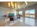 Spacious living room featuring city views and contemporary furnishings at 900 Las Vegas Blvd # 901, Las Vegas, NV 89101