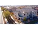 New construction aerial view showing the home's location in the neighborhood and proximity to amenities at 846 Star Estates Ave, North Las Vegas, NV 89086
