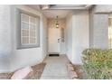 Inviting entryway with a stylish front door and decorative accents at 4536 Rolls Royce Rd, North Las Vegas, NV 89031