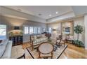 Elegant living room featuring hardwood floors and classic furniture at 5170 Agio Ave, Pahrump, NV 89061