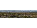 Aerial view of a residential area with Las Vegas skyline in the background at 1635 Liege Dr, Henderson, NV 89012