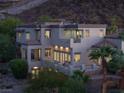 Stunning two-story home with a desert landscape and mountain backdrop at 1635 Liege Dr, Henderson, NV 89012