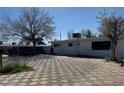 Wide view of the paver brick driveway leading up to the home at 2127 Crawford St, North Las Vegas, NV 89030