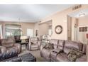 Spacious living room with fireplace and comfortable seating at 8985 S Durango Dr # 2047, Las Vegas, NV 89113