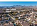 Aerial view showing home's location in a residential neighborhood at 10009 Dusty Winds Ave, Las Vegas, NV 89117