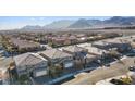 Community overview featuring several two-story houses at 10409 Mont Pourri Ct, Las Vegas, NV 89149