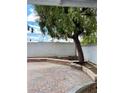 Brick patio and a large tree in the backyard at 8101 Spur Ct, Las Vegas, NV 89145