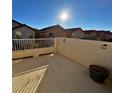 Private rooftop deck with views of neighboring houses at 11660 Fiorello Ct, Las Vegas, NV 89183