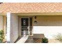 Front entrance with security gate at 2764 Heritage Ct, Las Vegas, NV 89121