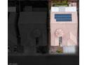 Aerial view of a house with solar panels at 9644 Padre Peak Ct, Las Vegas, NV 89178