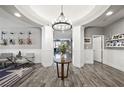 Spacious entryway with hardwood floors and decorative accents at 2365 Boretto St, Henderson, NV 89044