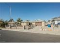 Single-story house with attached garage and fenced yard at 6770 Laronda Ln, Las Vegas, NV 89156