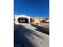 View of the carport and driveway at 4804 Sacks Dr, Las Vegas, NV 89122