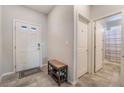 Bright entryway with tile flooring and access to bathroom at 4509 Glossier Ave, North Las Vegas, NV 89084