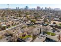 Bird's eye view of the house and surrounding neighborhood at 2800 Ashby Ave, Las Vegas, NV 89102