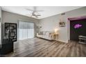 Light and airy living room with sliding glass doors at 7255 W Sunset Rd # 1115, Las Vegas, NV 89113