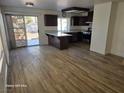 Spacious kitchen with island and modern appliances at 1732 Monte Alban Dr, North Las Vegas, NV 89031