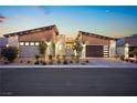 Contemporary home with a two-car garage at 803 Bolide St, Las Vegas, NV 89138