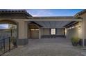 Covered parking area with a pergola and additional space at 6336 San Gagano Ave, Las Vegas, NV 89131