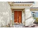 Inviting house entrance with double doors and landscaping at 10500 Eagle Nest St, Las Vegas, NV 89141