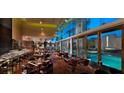 Modern restaurant with open views of the pool at 4381 W Flamingo Rd # 1909, Las Vegas, NV 89103