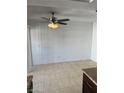 Simple dining room with tile floors and a ceiling fan at 1405 Vegas Valley Dr # 398, Las Vegas, NV 89169