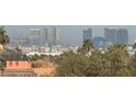 View of Las Vegas skyline from a residential property at 8490 Via De Bellasidra Ct, Las Vegas, NV 89123