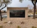 Centennial Point community entrance sign at 9553 Madsen Glen Ct, Las Vegas, NV 89166