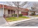 Single story home with attached garage and manicured lawn at 3767 Monument St, Las Vegas, NV 89121