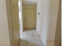 Simple entryway with tile flooring and a door at 384 Norlina Ct, Henderson, NV 89014