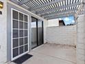 Private patio with pergola cover, creating a relaxing outdoor space at 1008 Willow Tree Dr # B, Las Vegas, NV 89128