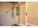 Inviting front door entrance to the townhome at 225 Big Horn Dr # 5, Boulder City, NV 89005